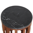 Lampung bijzettafel marmer zwart