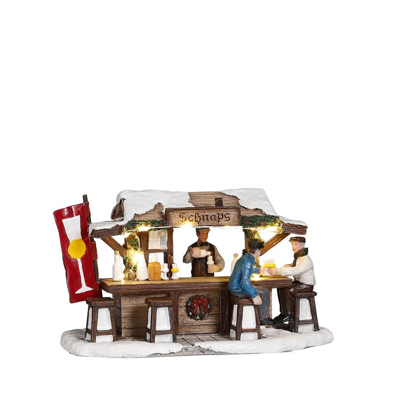 LuVille Kerstdorp Miniatuur Schnaps Markt