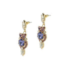 Karin Bloemen Gold Earhangers - Big