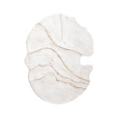 Samraj White MDF Wall Panel Wave Structure