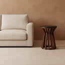 Sabah bijzettafel marmer zwart