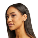 Crystal Gold Earpins