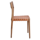 Freya eetkamerstoel naturel leer