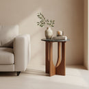 Brunei bijzettafel marmer zwart