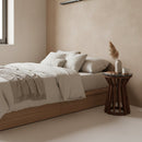 Sabah bijzettafel marmer zwart