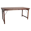 Eettafel bruin opklapbaar