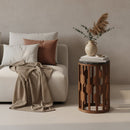 Lampung bijzettafel marmer zwart