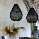 Maze hanglamp druppel zwart
