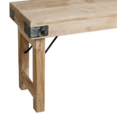 Limewash eetkamerbank inklapbaar