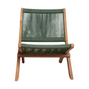 Rope opvouwbare loungestoel groen