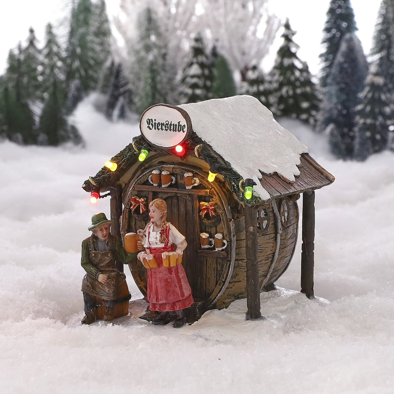 LuVille Kerstdorp Miniatuur Bierstube