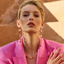 Hersilia Pink Earrings Small