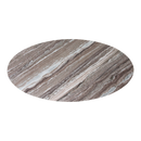 Ovale marmeren salontafel - Fantasy bruin