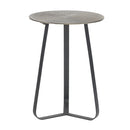 Kae Gold Alu Black Iron Round Coffee Table S