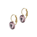 Classic Disc Earhangers - Purple