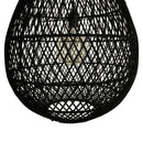 Maze hanglamp druppel zwart
