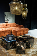 Rayn Petrified Wood Black Coffeetable M