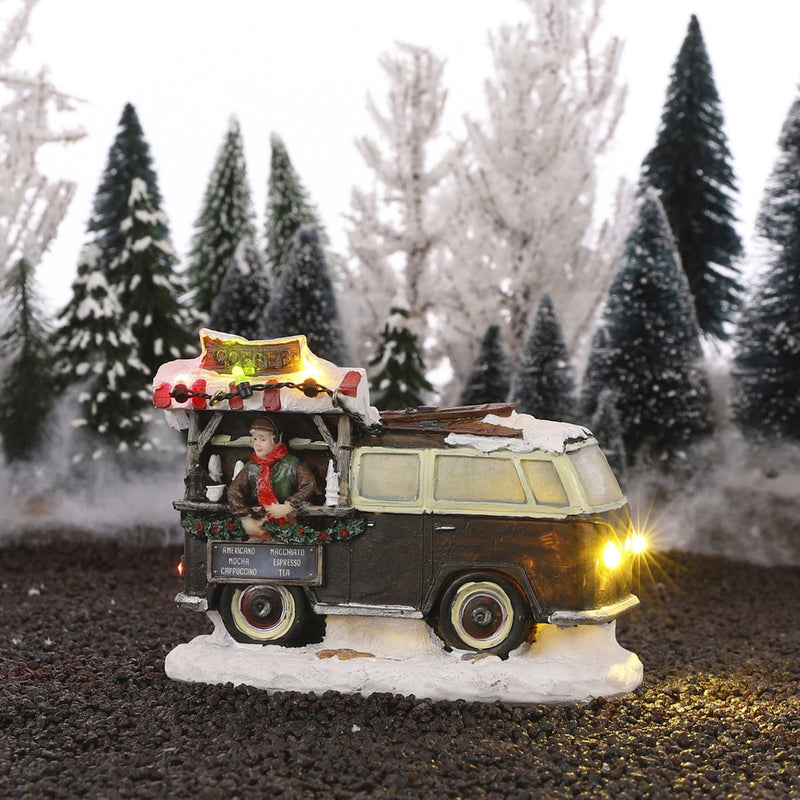 LuVille Kerstdorp Miniatuur Foodtruck Koffie