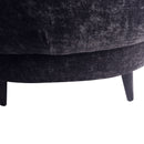 Elefan Anthracite Fauteuil Round Armrest