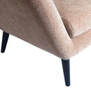 Donny Cream Fauteuil Black Wooden Legs