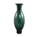 Nory Green Glass Bulb Vase Round Long