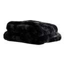 Linde Black Faux Fur Plaid In Giftbox