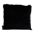 Linde Black Faux Fur Cushion Square S