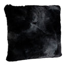 Linde Black Faux Fur Cushion Square S