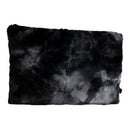 Linde Black Faux Fur Cushion Rectangle