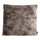 PTMD Linde Beige Faux Fur Cushion Square L