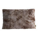 Linde Beige Faux Fur Cushion Rectangle