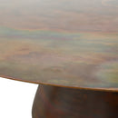 Comprador Copper Iron Coffeetable Round Set 2