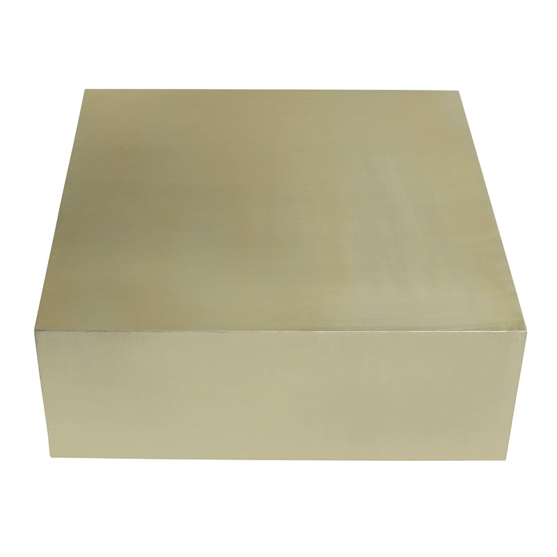 Irvy Gold Iron Coffeetable Square Matt Set 2