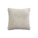 Suky Taupe Suede Leather Cushion Square S