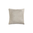 PTMD Suky Taupe Suede Leather Cushion Square L (set of 2)
