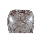 Michellee Purple Solid Glass Vase Round Smoke L