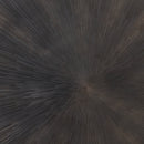 Zapp Black MDF Carved Wallpanel Gold Round