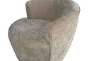 Grasa Cream Fiore Fabric Fauteuil