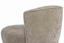 Grasa Cream Fiore Fabric Fauteuil