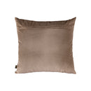 Cerine Brown Velvet Cushion Embroidery Square L