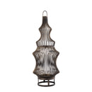 Tobin Brass Iron Round Wired Shaped Lantern