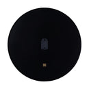 Emmett Black Iron Round Clock Square Texture L