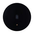 Emmett Black Iron Round Clock Square Texture L