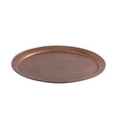 Aspyn Copper Iron Round Bowl With Border M