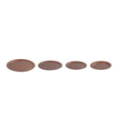 Aspyn Copper Iron Round Bowl With Border S