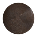 Wiktor Brown Wallpanel Swirl Carved L