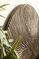 Wiktor Brown Wallpanel Swirl Carved M