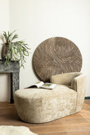Wiktor Brown Wallpanel Swirl Carved M