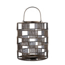 Stenn Brass Iron Round Wired Lantern Squares L