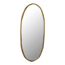 PTMD Limera Brass Alu Oval Mirror Irregular Border M